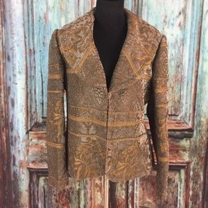 Vtg Collection Harve Bernard tapestry blazer sz 14